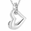 Precious Heart - Stainless Steel Ashes Jewellery Memorial Urn Pendant 2 Precious Heart - Stainless Steel Ashes Jewellery Memorial Urn Pendant -Ornaments Promotion Store preciousheart
