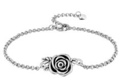 Rose Bracelet- Stainless Steel Cremation Ashes Jewellery