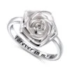Rose Ring - Stainless Steel Cremation Ashes Jewellery Memorial Keepsake 1 Rose Ring - Stainless Steel Cremation Ashes Jewellery Memorial Keepsake -Ornaments Promotion Store rosering