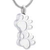 Double Paws - Stainless Steel Cremation Ashes Memorial Pendant -Ornaments Promotion Store screen shot 2019 08 06 at 19.35.30