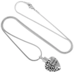 Scroll 'Always In My Heart' - Stainless Steel Cremation Jewellery Pendant -Ornaments Promotion Store scrollalwaysinmyheart2