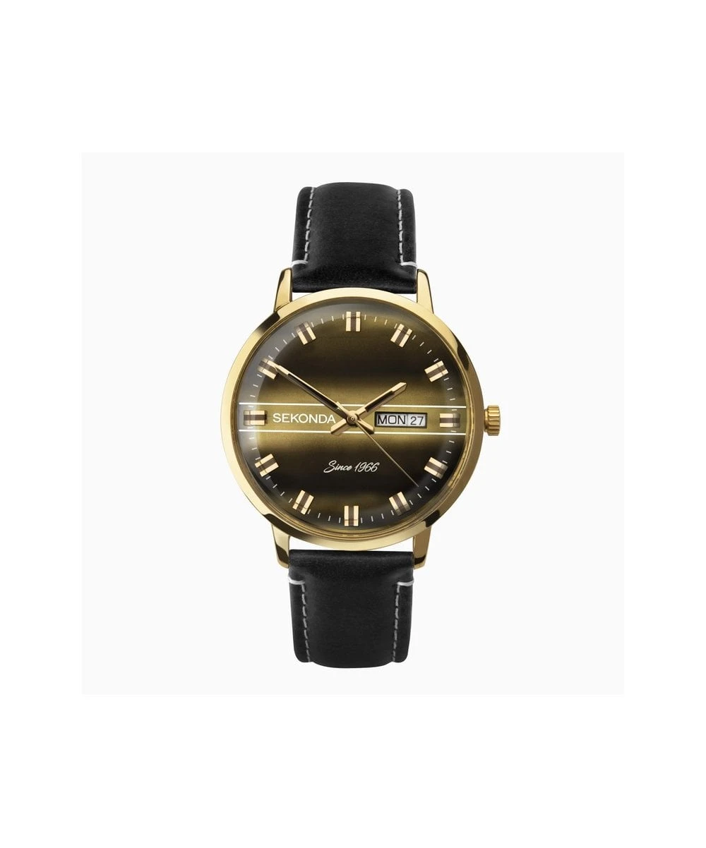 Sekonda Sekonda Gents Heritage Black Strap Watch - 1950 3 Sekonda Sekonda Gents Heritage Black Strap Watch - 1950