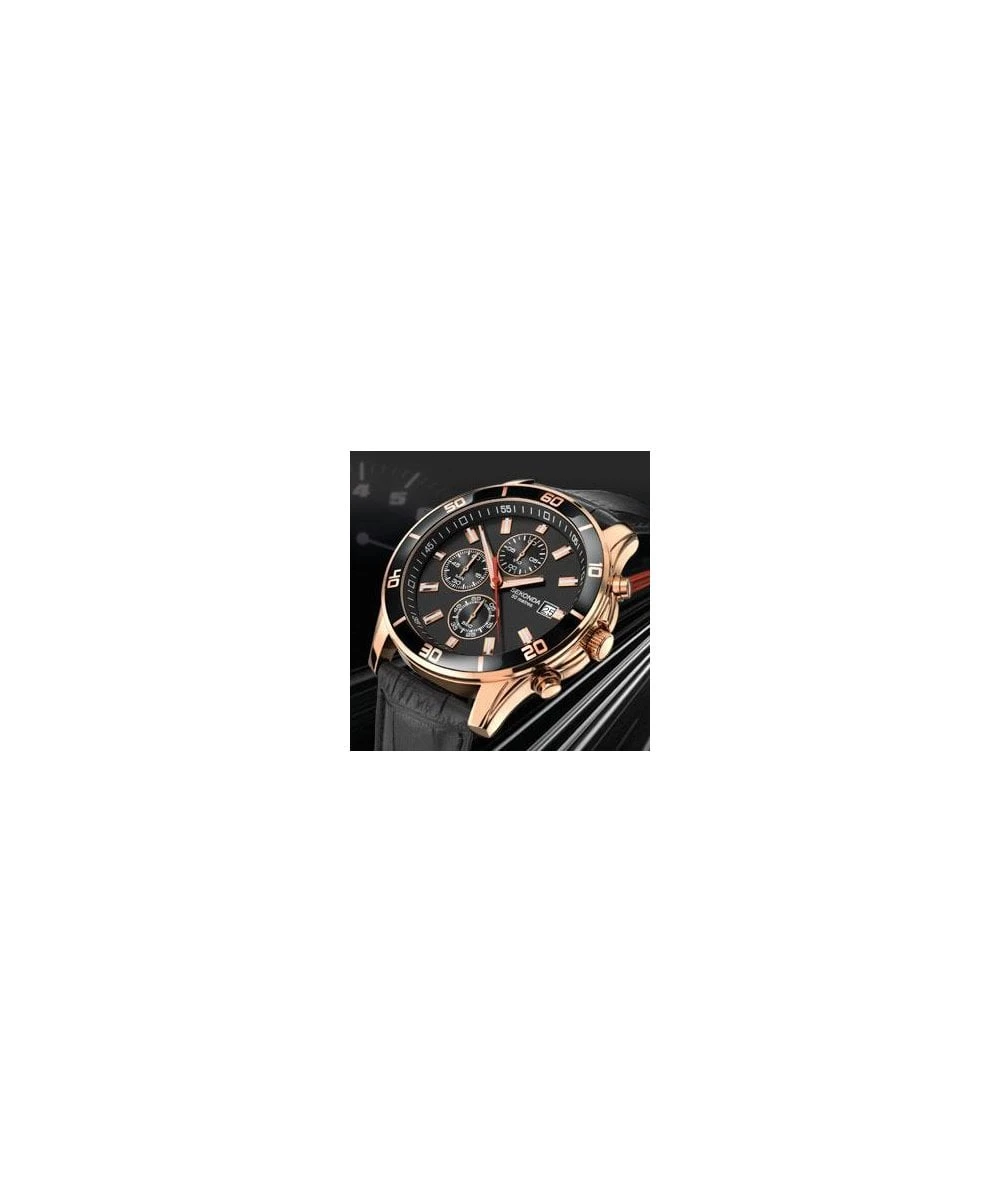 Sekonda Sekonda Gents Rose Tone Chronograph Watch - 1051 5 Sekonda Sekonda Gents Rose Tone Chronograph Watch - 1051 - Image 3