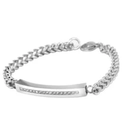 Simple Elegance - Stainless Steel Cremation Ashes Jewellery Bracelet
