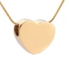 Slide Heart Gold - Stainless Steel Cremation Ashes Jewellery Pendant 2 Slide Heart Gold - Stainless Steel Cremation Ashes Jewellery Pendant -Ornaments Promotion Store smallslideheartgold