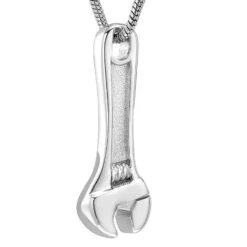 Spanner - Stainless Steel Cremation Ashes Jewellery Memorial Pendant