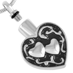 Togetherness Heart - Stainless Steel Ashes Jewellery Memorial Keepsake Pendant 10 Togetherness Heart - Stainless Steel Ashes Jewellery Memorial Keepsake Pendant -Ornaments Promotion Store togethernessheart2