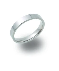 Unique & Co Titanium 4mmPlain Ring - TR-84