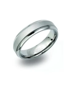 Unique & Co Titanium 6mmPatterned Ring - TR-96