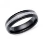 Unique & Co Tungsten 6mm Black Ring With Meteorite Paper Inlay - TUR-155 1 Unique & Co Tungsten 6mm Black Ring With Meteorite Paper Inlay - TUR-155 -Ornaments Promotion Store unique co tungsten 6mm black ring with meteorite paper inlay tur 155 p6080 35626 image