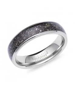 Unique & Co Tungsten 6mm Ring With Iron Ore Inlay - TUR-182