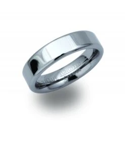 Unique & Co Tungsten 6mm Rounded FlatRing - TUR-23