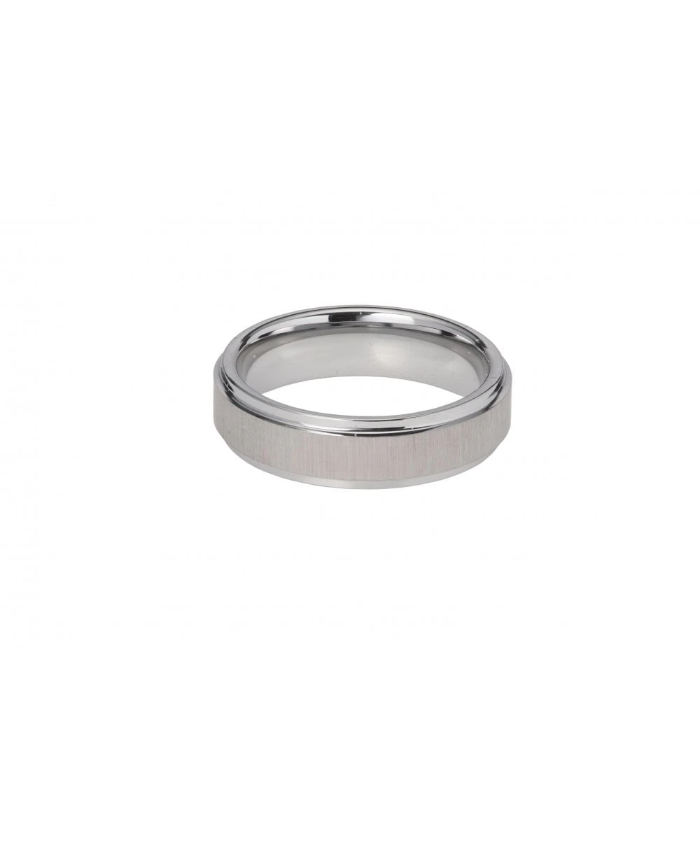 Unique & Co Tungsten 6mm Satin & PolishedRing - TUR-76 3 Unique & Co Tungsten 6mm Satin & PolishedRing - TUR-76