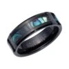 Unique & Co Tungsten 7mm Black & Abalone Shell InlayRing - TUR-135 1 Unique & Co Tungsten 7mm Black & Abalone Shell InlayRing - TUR-135 -Ornaments Promotion Store unique co tungsten 7mm black abalone shell inlay ring tur 135 p2653 22067 image