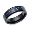 Unique & Co Tungsten 7mm Black Ring With Black, Green & Blue Stone Centre - TUR-160 1 Unique & Co Tungsten 7mm Black Ring With Black, Green & Blue Stone Centre - TUR-160 -Ornaments Promotion Store unique co tungsten 7mm black ring with black green blue stone centre tur 160 p6075 35616 image