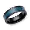 Unique & Co Tungsten 7mm Black Ring With Blue Opal Replica Inlay - TUR-177 1 Unique & Co Tungsten 7mm Black Ring With Blue Opal Replica Inlay - TUR-177 -Ornaments Promotion Store unique co tungsten 7mm black ring with blue opal replica inlay tur 177 p6059 35584 image