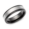 Unique & Co Tungsten 7mm Black & Silver Ring - TUR-194 1 Unique & Co Tungsten 7mm Black & Silver Ring - TUR-194 -Ornaments Promotion Store unique co tungsten 7mm black silver ring tur 194 p6041 35548 image
