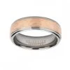 Unique & Co Tungsten 7mm Hammered Rose & Silver Finish Ring - TUR-116 1 Unique & Co Tungsten 7mm Hammered Rose & Silver Finish Ring - TUR-116 -Ornaments Promotion Store unique co tungsten 7mm hammered rose silver finish ring tur 116 p4696 32346 image