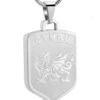 Welsh Shield - Stainless Steel Cremation Ashes Jewellery Pendant 2 Welsh Shield - Stainless Steel Cremation Ashes Jewellery Pendant -Ornaments Promotion Store welshflag2