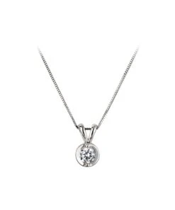 White Gold 0.33ct Diamond Necklace