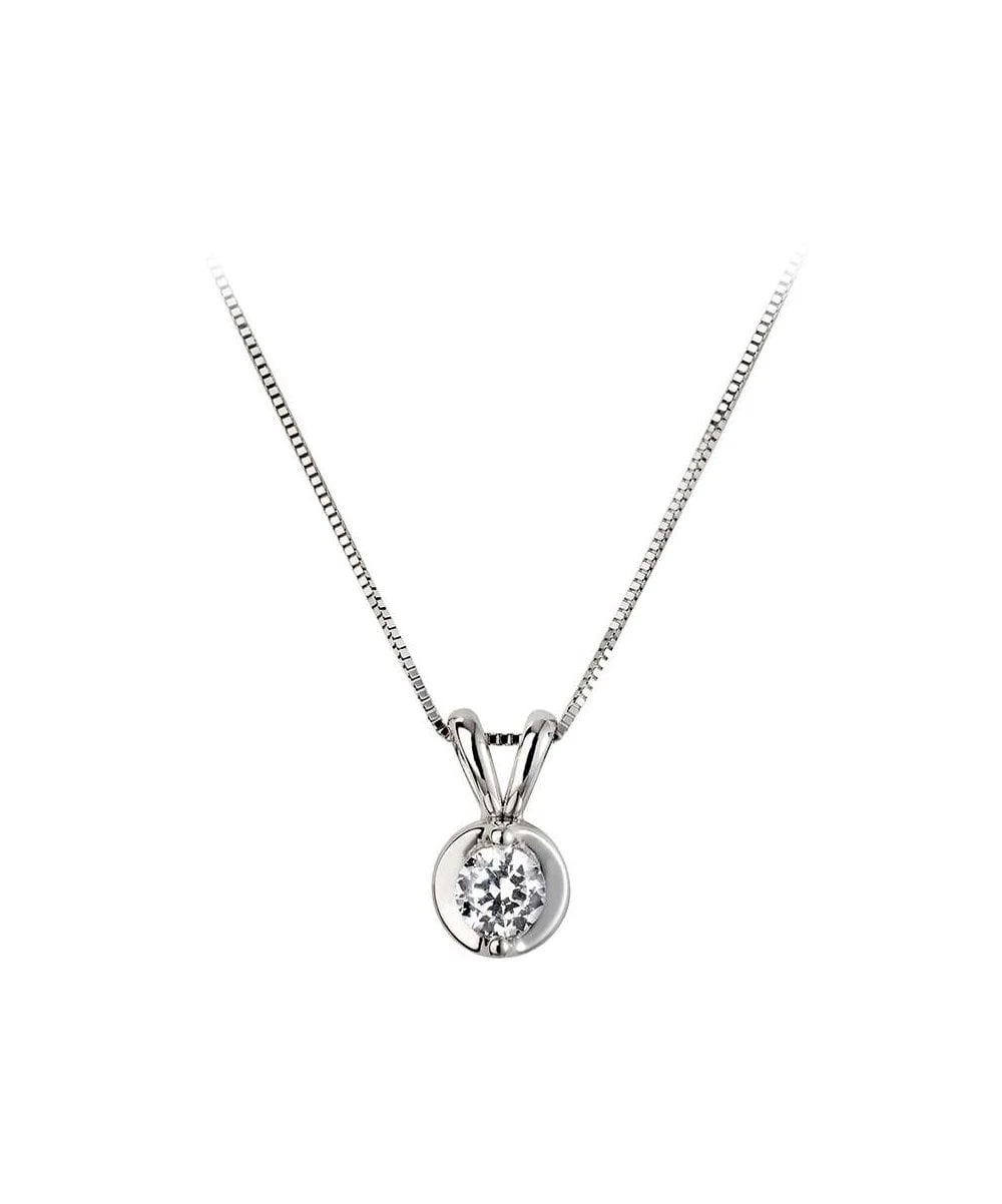White Gold 0.33ct Diamond Necklace 3 White Gold 0.33ct Diamond Necklace